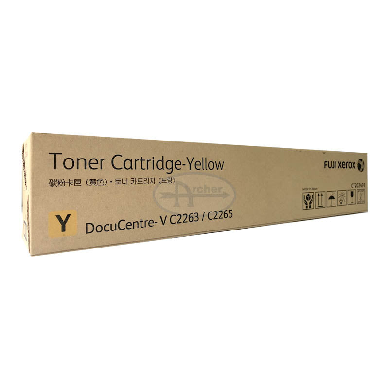 CT202491 Fuji Xerox Toner Cartridge for DC-V C2263 / C2265 (Yellow