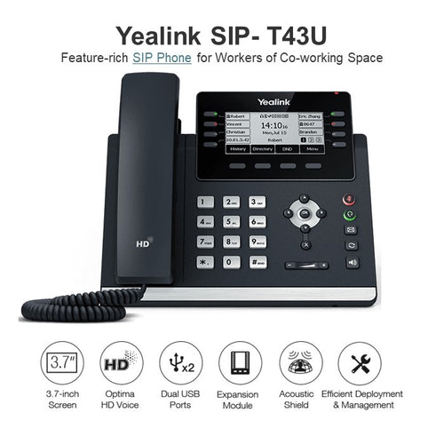 Yealink T43U SIP Phone