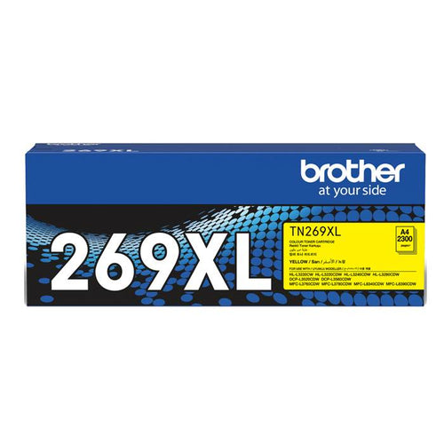 TN269XL Brother High Capacity Toner Cartridge - (Yellow)