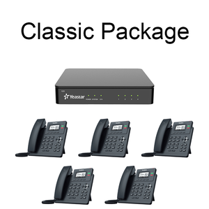 Classic Package - 5 IP Phones