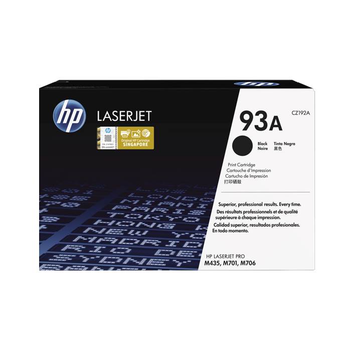 CZ192A - Black HP LaserJet Toner Cartridge (HP 93A) – archercopier