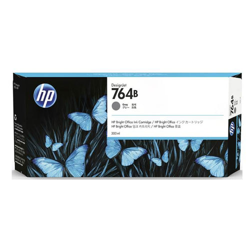 3WX42A - Gray HP DesignJet Ink Cartridge - 300ml (HP 764B)