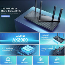 Load image into Gallery viewer, TP-Link Archer AX55 AX3000 Dual Band Gigabit Wi-Fi 6 Router