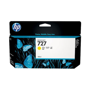 B3P21A - Yellow HP DesignJet Ink Cartridge 130ml - (HP 727)