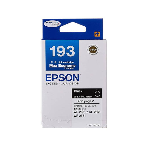 C13T193190 Epson Ink Cartridge - (Black)