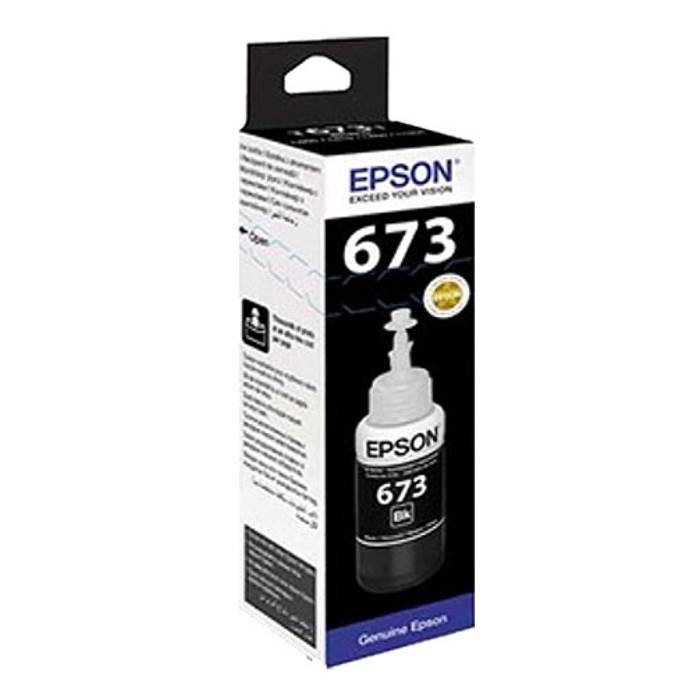 C13T673100 Epson 673 Ink Bottle - (Black)