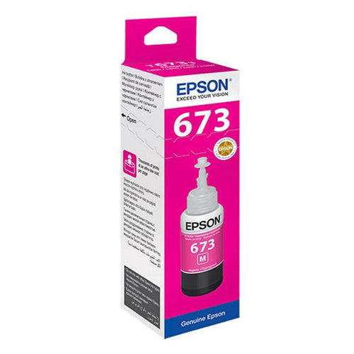 C13T673300 Epson 673 Ink Bottle - (Magenta)