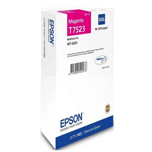 Original Epson C13T752390 Magenta Ink Cartridge (Epson T7523)