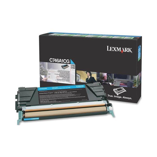 C746A1CG Lexmark Toner Cartridge - (Cyan)