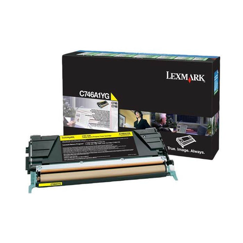 C746A1YG Lexmark Toner Cartridge - (Yellow)