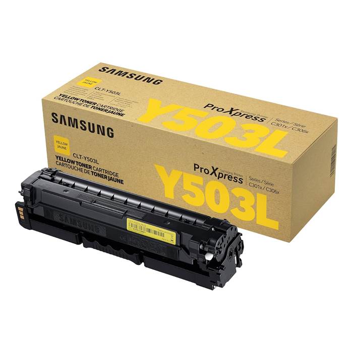 Samsung CLT-Y503L High Yield Toner Cartridge - (Yellow)