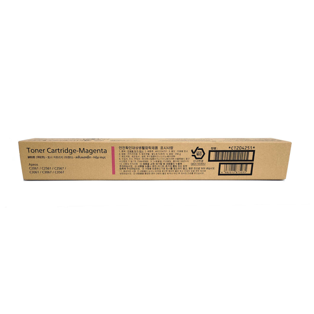 CT204251 - Fujifilm Magenta Toner Cartridge for Apeos C2061 / C2561 / C3061 / C3067 / C3567