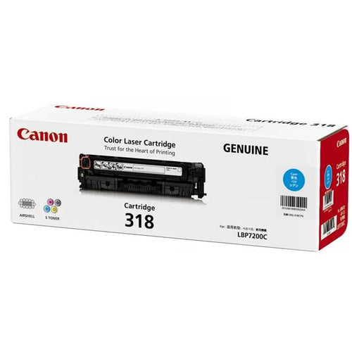 Canon 318 Toner Cartridge - (Cyan