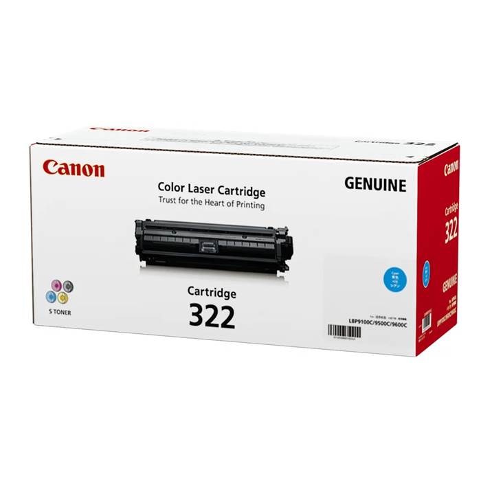 Canon 322 Toner Cartridge - (Cyan)