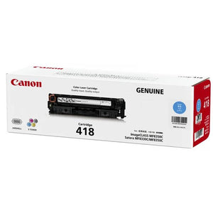 Canon 418 Toner Cartridge - (Cyan)