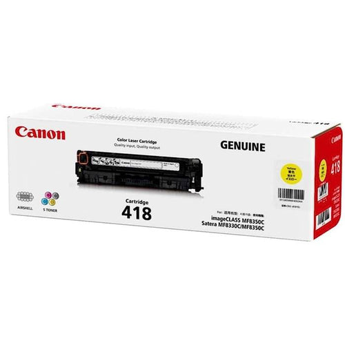 Canon 418 Toner Cartridge - (Yellow)