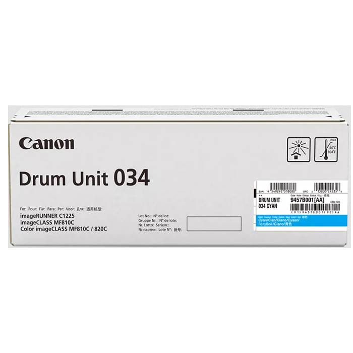 Canon 034 Drum Unit- (Cyan)