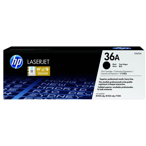 CB436A - Black HP LaserJet Toner (HP 36A)