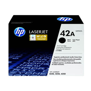 Q5942A - Black HP LaserJet Toner Cartridge (HP 42A)