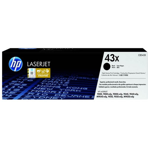 C8543X - Black High Yield HP LaserJet Toner Cartridge (HP 43X)