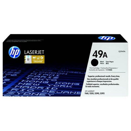 Q5949A - Black HP LaserJet Toner Cartridge (HP 49A)