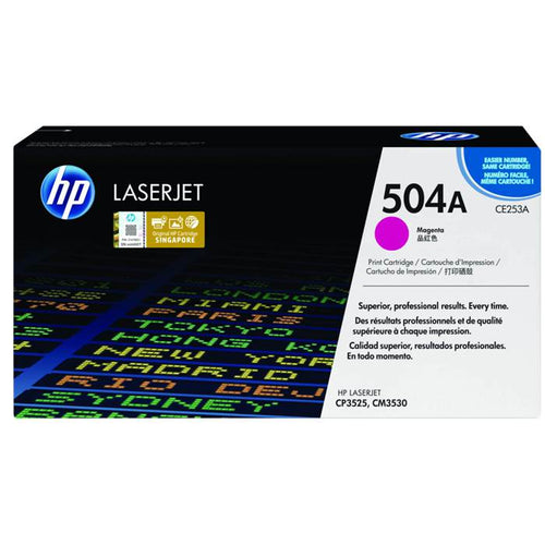 CE253A - Magenta HP LaserJet Toner Cartridge (HP 504A)