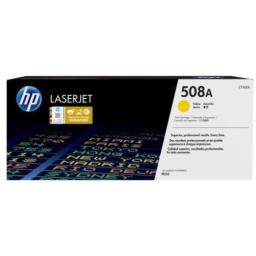 CF362A - Yellow HP LaserJet Toner Cartridge (HP 508A)