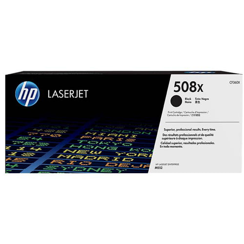 CF360X - Black HIgh Yield HP LaserJet Toner Cartridge (HP 508X)