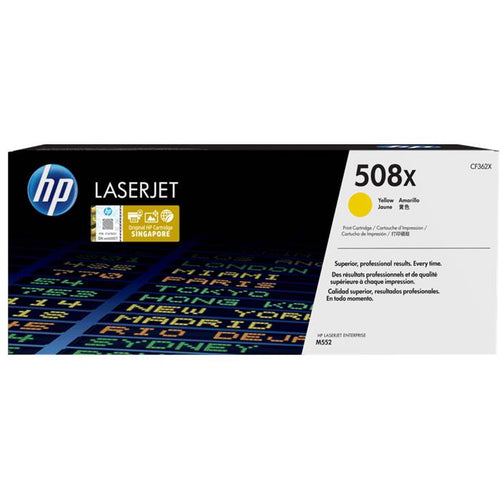 CF362X - Yellow High Yield HP LaserJet Toner (HP 508X)