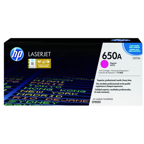 CE273A - Magenta HP LaserJet Toner Cartridge (HP 650A)