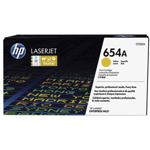 CF332A - Yellow HP LaserJet Toner Cartridge (HP 654A)