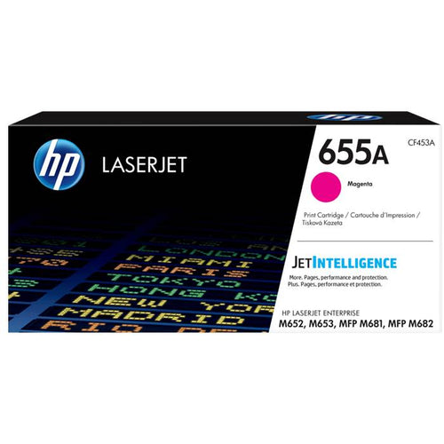 CF453A - Magenta HP LaserJet Toner Cartridge (HP 655A)