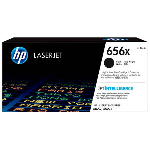 CF460X - Black High Yield HP LaserJet Toner Cartridge (HP 656X)