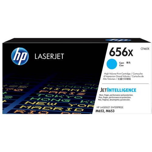 CF461X - Cyan High Yield HP LaserJet Toner Cartridge (HP 656X)