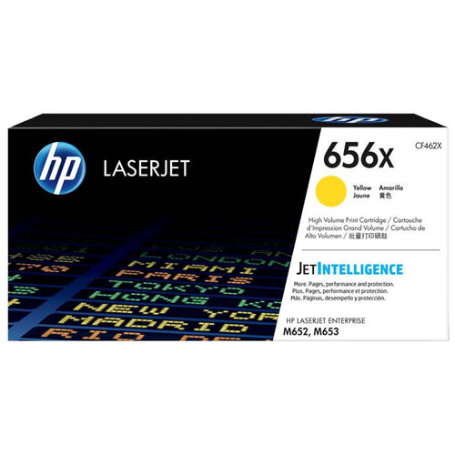 CF462X - Yellow High Yield HP LaserJet Toner Cartridge (HP 656X)