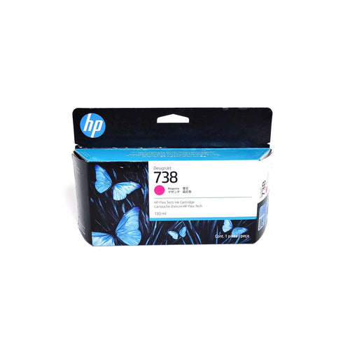 498N6A - Magenta HP DesignJet Ink Cartridge (HP 738)