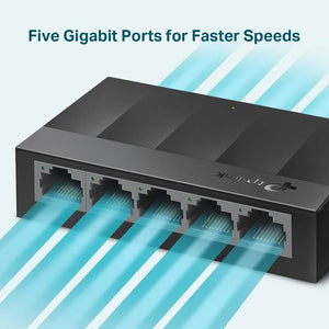 TP-Link LS1005G | 5-Port 10/100/1000Mbps Gigabit Desktop Network Switch