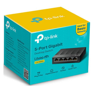 TP-Link LS1005G | 5-Port 10/100/1000Mbps Gigabit Desktop Network Switch