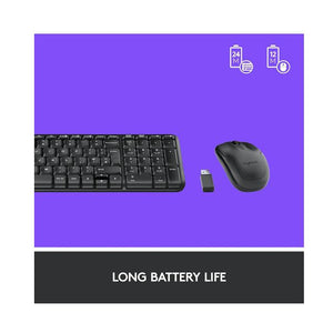 Logitech MK220 Compact Wireless Keyboard and Mouse Combo