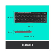 Load image into Gallery viewer, Logitech MK270R Wireless Keyboard and Mouse Combo