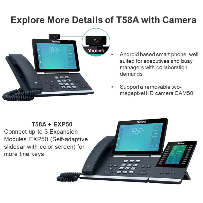 Yealink SIP-T58A with Camera – archercopier