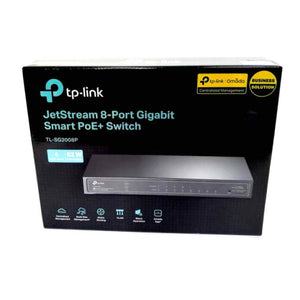TP-Link TL-SG2008P | JetStream 8-Port Gigabit Smart Switch with 4-Port PoE+