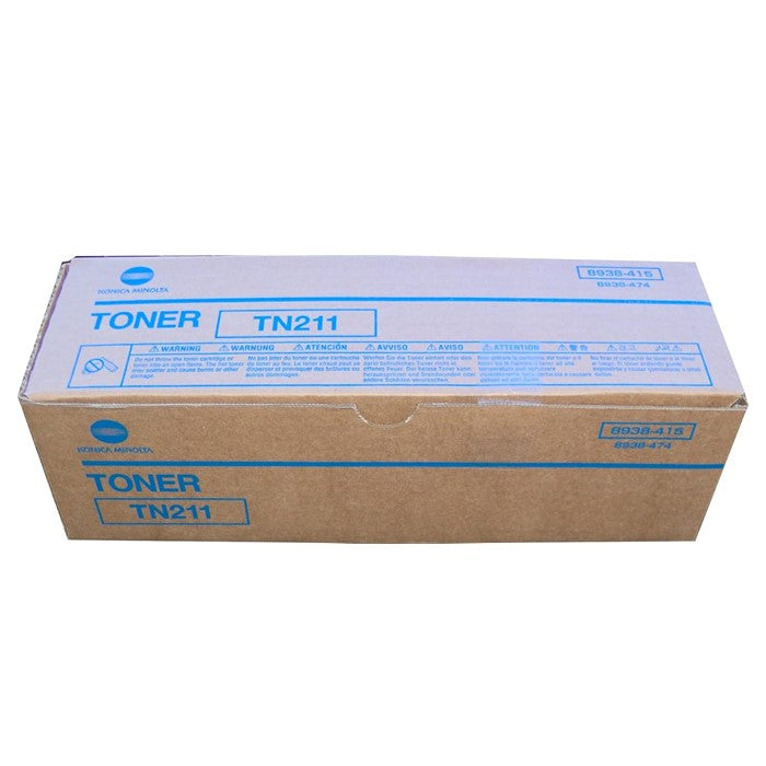 8938415 - Konica Minolta (TN211) Black Cartridge Toner for Bizhub 222 / 250 / 282