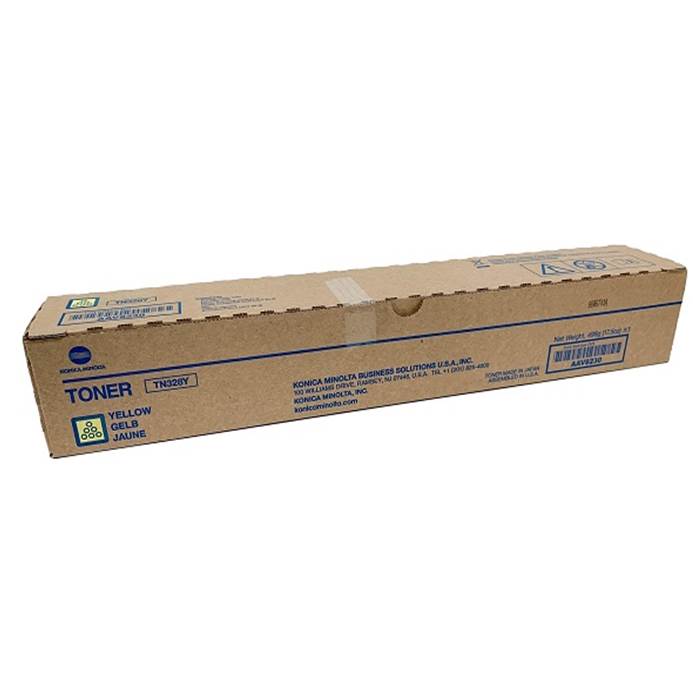 TN328Y Konica Minolta Toner Cartridge - (Yellow)