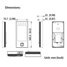 Load image into Gallery viewer, DS-K1T344MFX-E1 | Face Access Terminal with Free Installation  and bracket