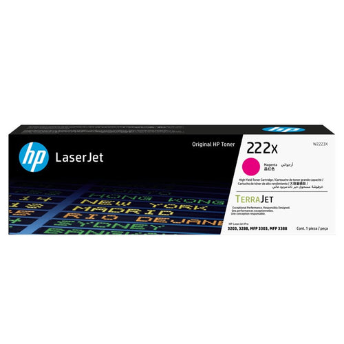 W2223X - Magenta High Yield HP Laser Jet Toner Cartridge - (HP 222X)