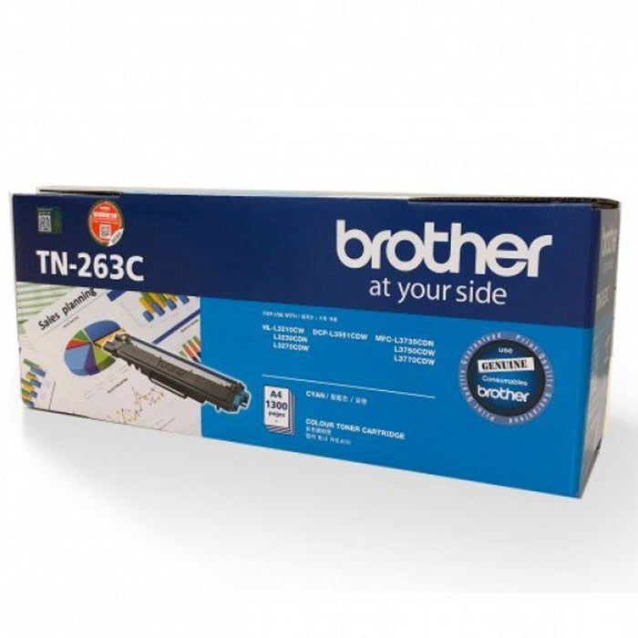 Brother Toner Cartridge TN-263C (Cyan)