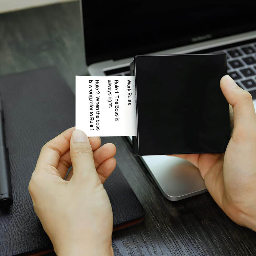 Portable Thermal Printer I Printeet M02 (Matt Black)