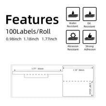 Load image into Gallery viewer, Jewelry Price Label Self-Adhesive- 30x25mm Compatible for Printeet M110