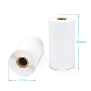 Colorful Non-Adhesive Thermal Paper Black Character on Yellow/ Blue/ Pink